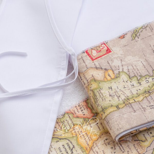 CHRISTENING OILCLOTHS SET ”LITTLE EXPLORER” CHRISTENING OILCLOTHS SET ”LITTLE EXPLORER”