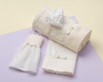Christening oilcloth set ”LITTLE LADY”
