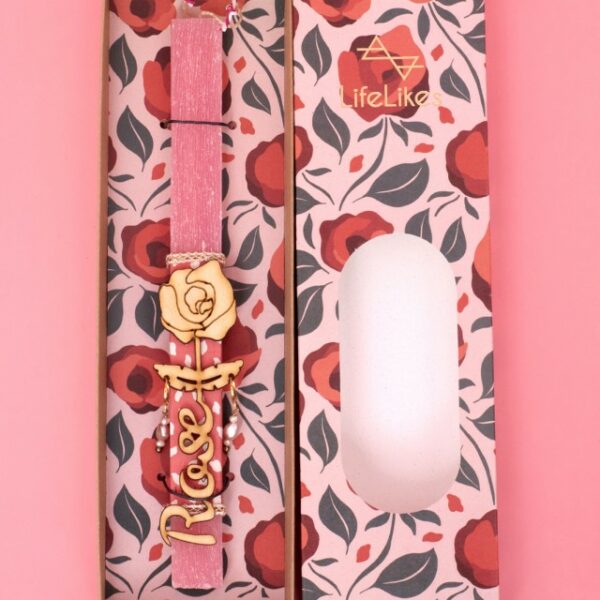 Rose Lamp With Earrings In Box