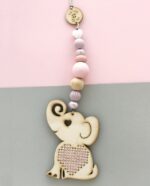Children’s Charm Embroidery Elephant Pink Children’s Charm Embroidery Elephant Pink