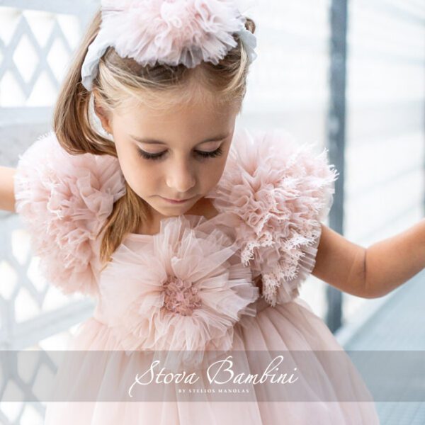 Βαπτιστικό φόρεμα Stova Bambini ”SNOWDROP” AW22/23 G1 Βαπτιστικό φόρεμα Stova Bambini ”SNOWDROP” AW22/23 G1