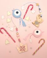 Baby Charm Embroidery Elephant Blue Baby Charm Embroidery Elephant Blue