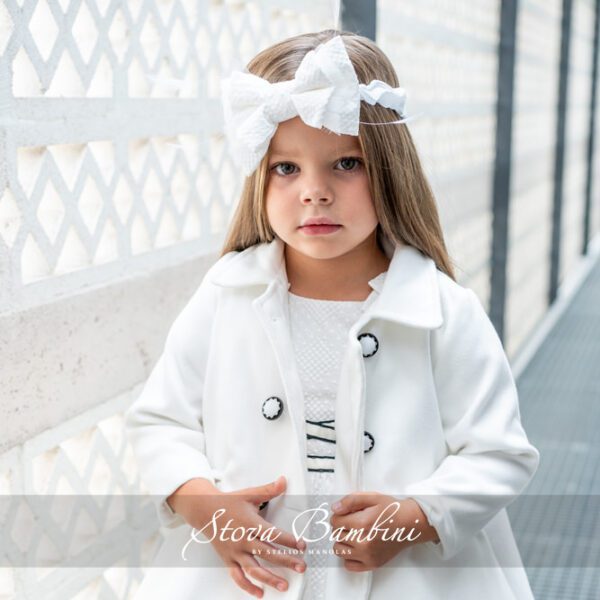 Μοχέρ παλτό off white | Stova Bambini AW22/23 G8 Μοχέρ παλτό off white | Stova Bambini AW22/23 G8