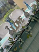 Dusty blue μοντέρνος γάμος Dusty blue μοντέρνος γάμος