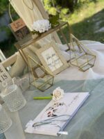 Dusty blue μοντέρνος γάμος Dusty blue μοντέρνος γάμος