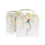 White bird suitcase White bird suitcase
