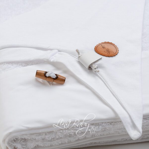 Exclusive ”Coton Pouch” baptism cloth set Exclusive ”Coton Pouch” baptism cloth set