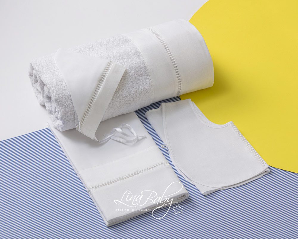 Set λαδόπανο βάπτισης Luxury ‘Ελληνικό Nησί | Greek Island’ Set λαδόπανο βάπτισης Luxury ‘Ελληνικό Nησί | Greek Island’