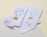 Exclusive ”Air Balloon” baptism cloth set
