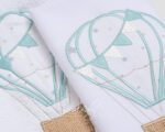 Exclusive ”Air Balloon” baptism cloth set