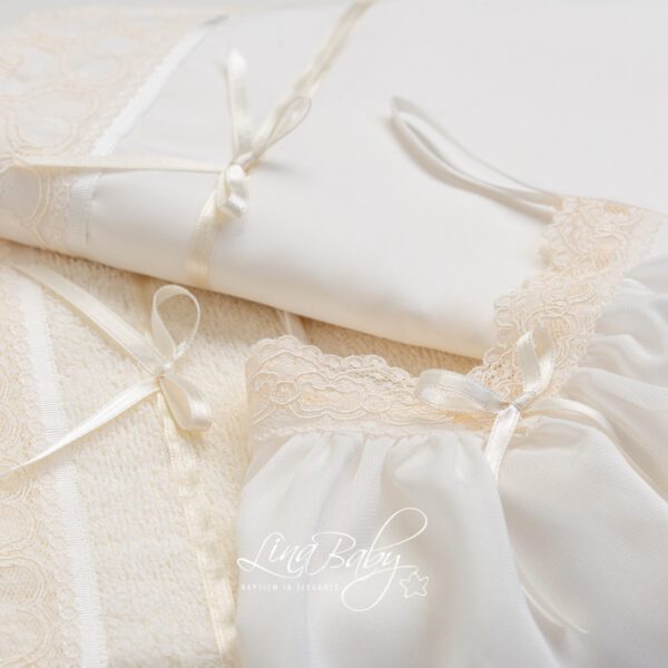 Christening cloth set Exclusive ”French & chic”