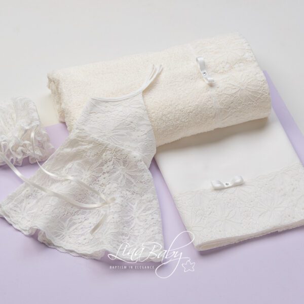 Exclusive ”Karina” christening cloth set Exclusive ”Karina” christening cloth set