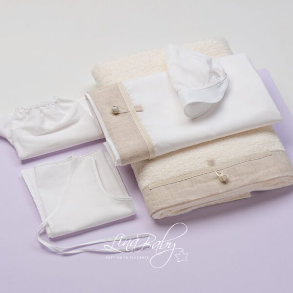 Essential “Albert” christening cloth set Essential “Albert” christening cloth set