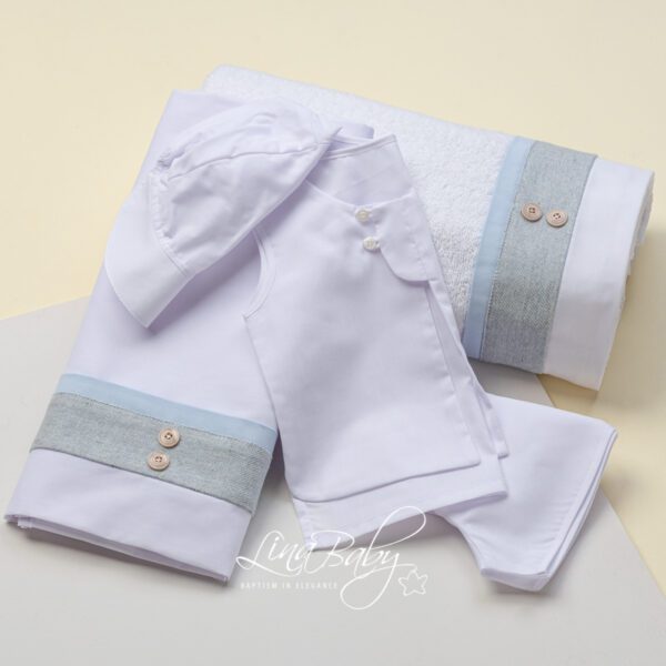 Exclusive “Grey Ability” christening cloth set Exclusive “Grey Ability” christening cloth set