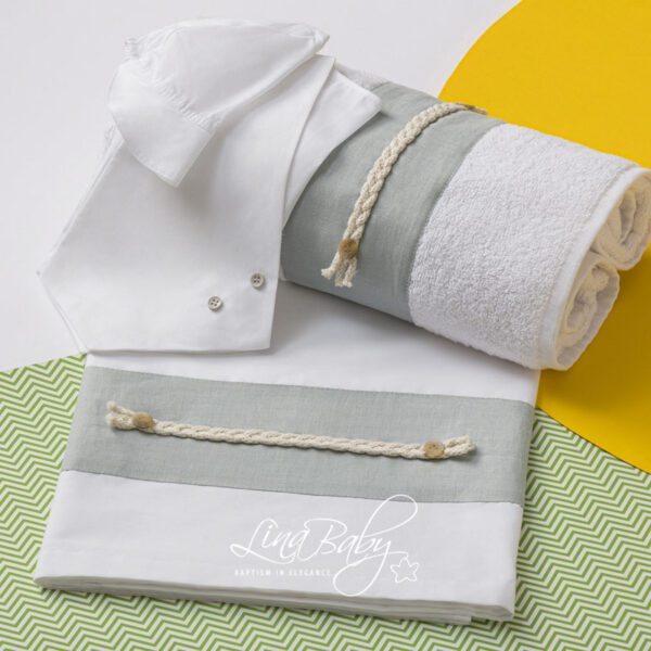 Exclusive “Eduardo” christening cloth set