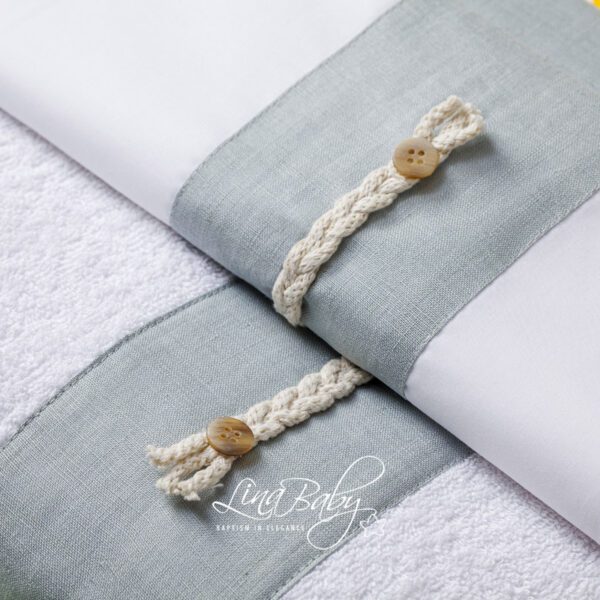 Exclusive “Eduardo” christening cloth set