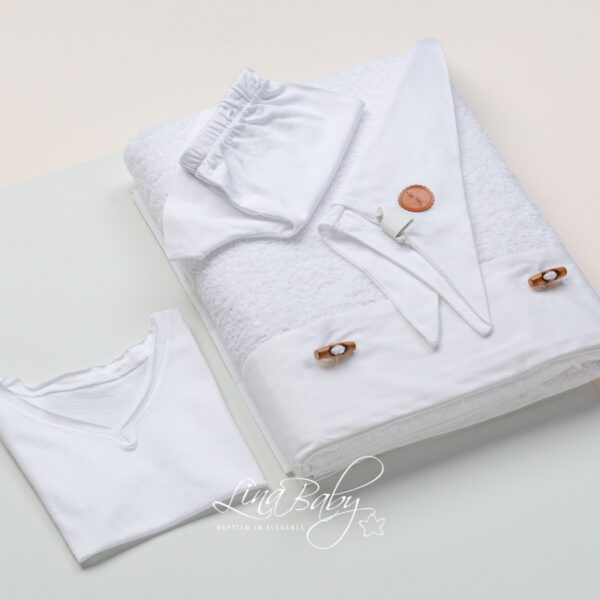 Exclusive ”Coton Pouch” baptism cloth set Exclusive ”Coton Pouch” baptism cloth set