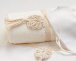 Essential “Macrame Boy” christening cloth set