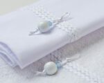 Set Essential ”Sea Waves” baptism cloth