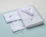 Set Essential ”Sea Waves” baptism cloth