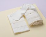 Luxury “Pablo” christening cloth set
