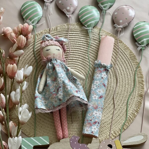 “Floral Lady Doll” candle