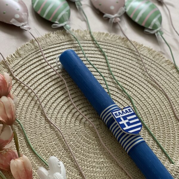 Λαμπάδα Ελληνική σημαία