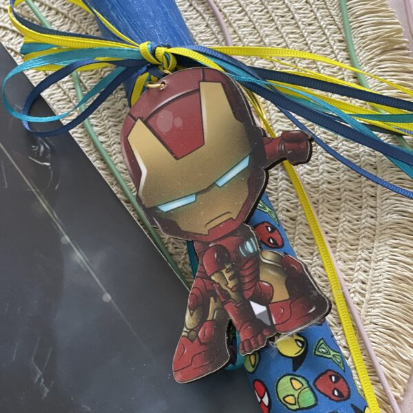 “Ironman” candle