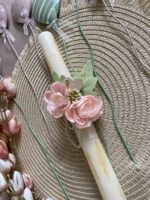 ”Flowers & pearls” candle