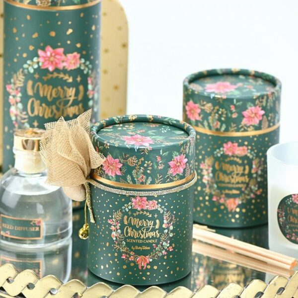 Κερί πράσινο christmas bouguet