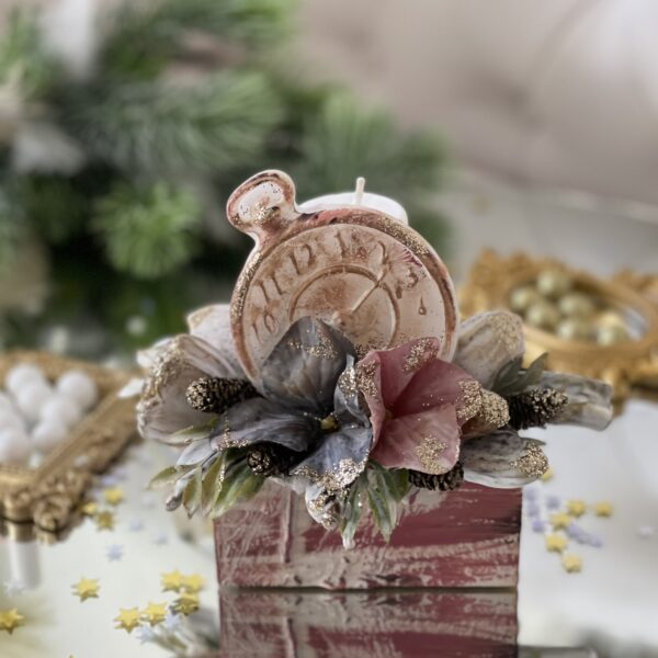 Επιτραπέζιο αρωματικό κερί ρολόι