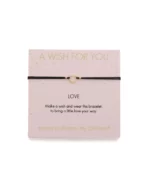 Ευχούλα “Love” Χρυσό Βραχιόλι Γυναικείο