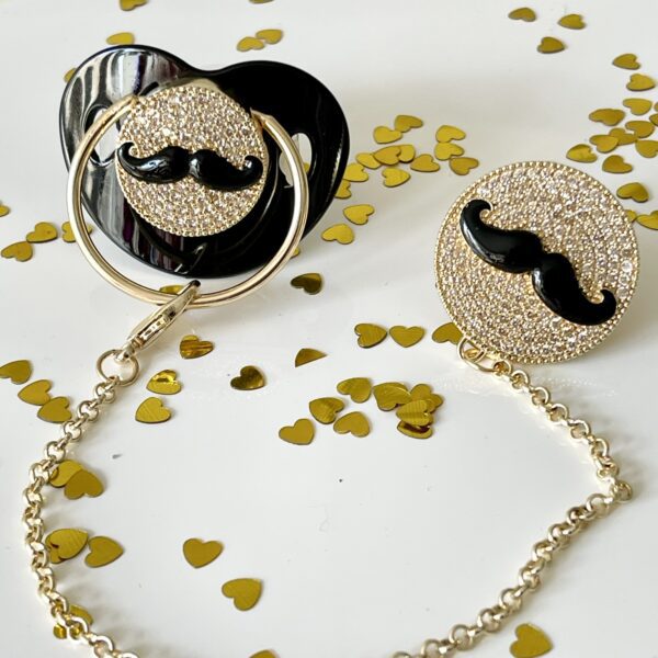 Πιπίλα Luxury Βάπτισης Little Gentleman