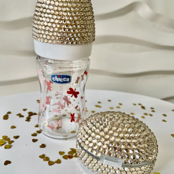 ΣΕΤ Μπιμπερό βάπτισης Chicco Luxury pink και κουτάκι