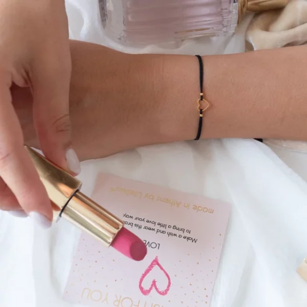 Ευχούλα “Love” Χρυσό Βραχιόλι Γυναικείο