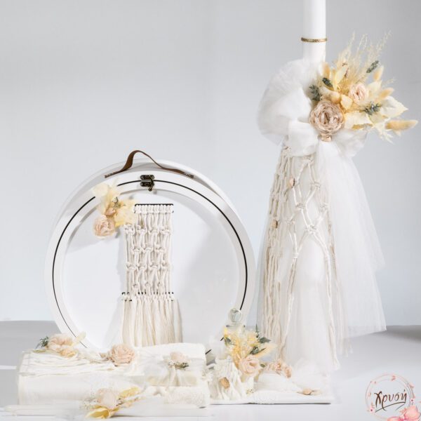 Set βάπτισης Boho flowers