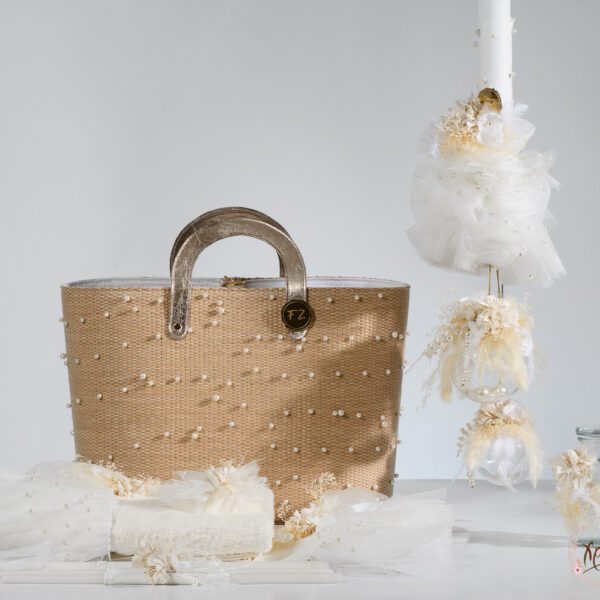 Set βάπτισης Pearls and Feathers