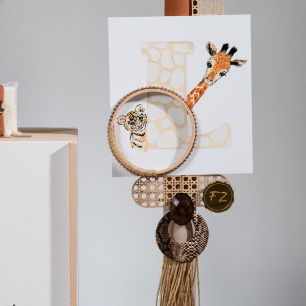 Σετ βάπτισης Safari με μονόγραμμα