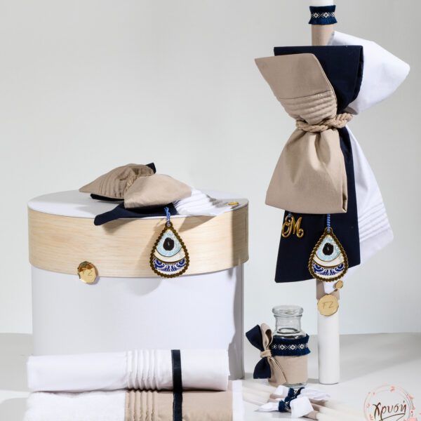 Σετ βάπτισης Eye monogram