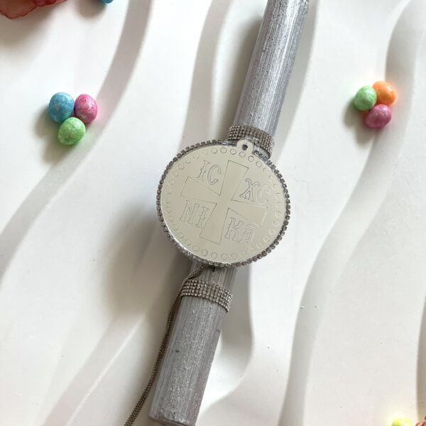 Λαμπάδα ”Κωνσταντινάτο ασημί”