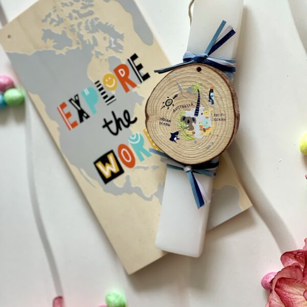 Λαμπάδα σετ ”Explore the world”