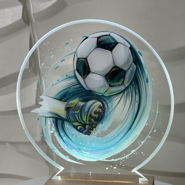 Led light ”GOAL” Aqua