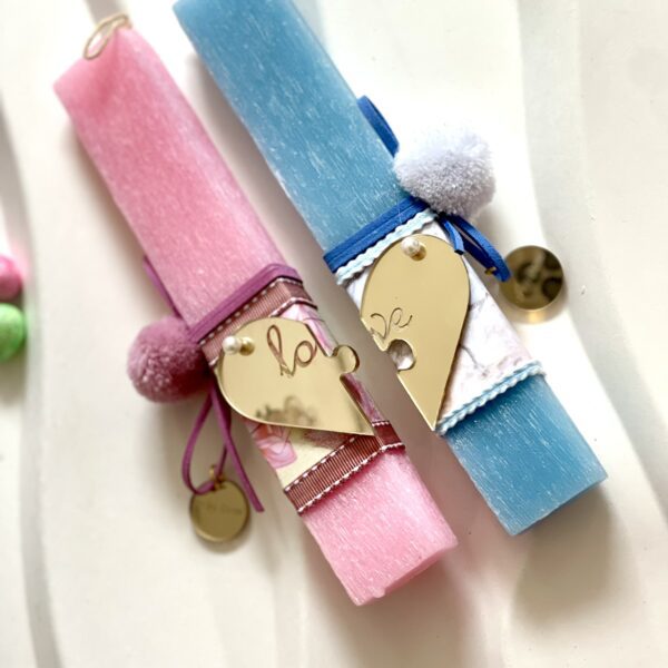 Set λαμπάδες για ζευγάρια  ”Love”