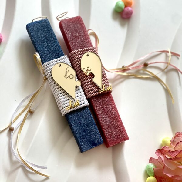 Set λαμπάδες για ζευγάρια  ”Love 2”