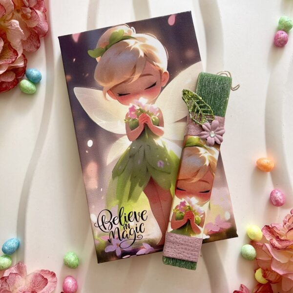 Σετ λαμπάδα & καμβάς ”Τιγκερμπελ”