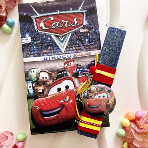 Σετ Λαμπάδα & καμβάς ”Mc Queen”