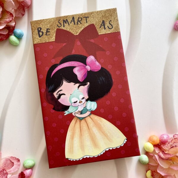 Σετ λαμπάδα & καμβάς ”Snowhite ”