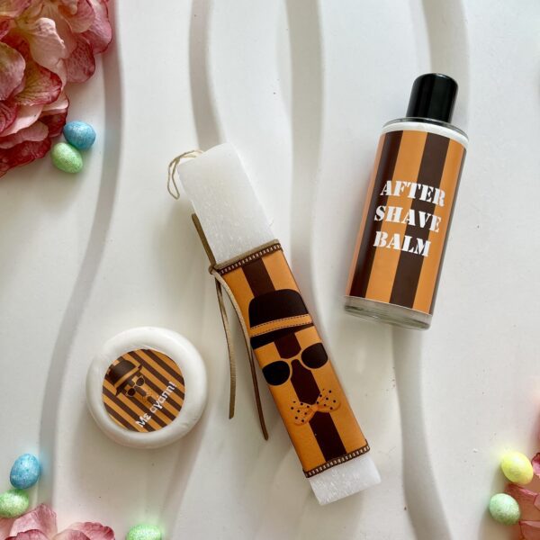 Ανδρική λαμπάδα με καλλυντικά