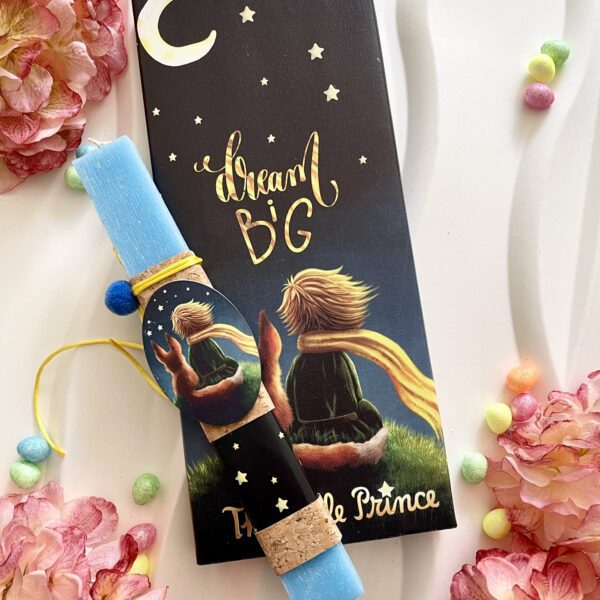 Σετ λαμπάδα & καμβάς ”Little Prince”