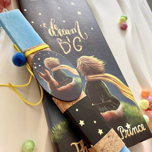 Σετ λαμπάδα & καμβάς ”Little Prince”